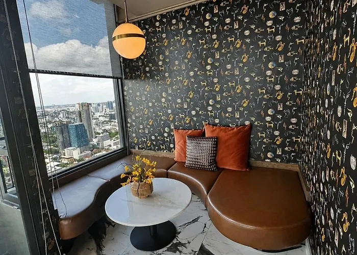 Apartamento Heart Of Thonglor - Stylish Urban Retreat Banguecoque